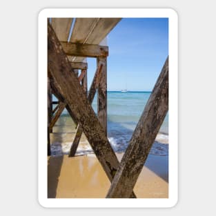 Shelley Beach, Portsea, Mornington Peninsula, Victoria, Australia. Sticker